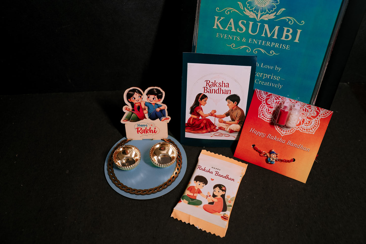 RAKHI HAMPER – ROYAL RAKHI POTLI SET