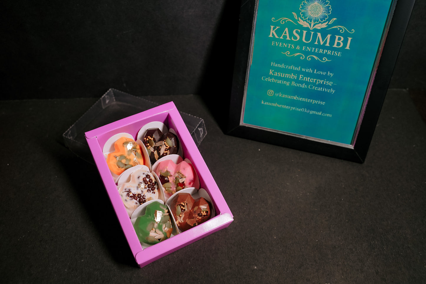 Mini Heart Chocolate Box - 6 Flavors of Love