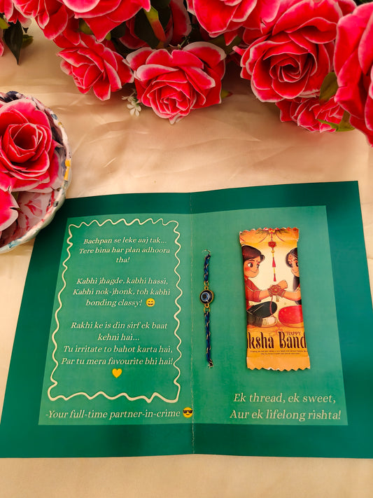 RAKHI CARD – WITH STICK-ON SURPRISE